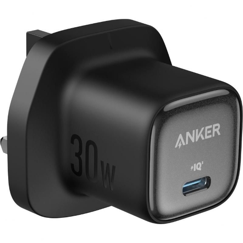 Show details for Anker 30W USB-C Wall Charger Fast Charging - Black