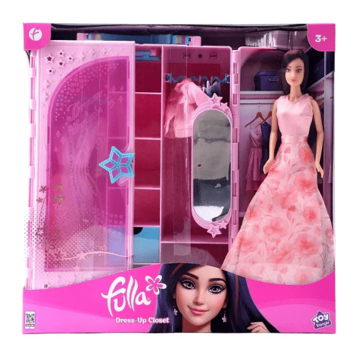 Picture of (Kids Toys)  Fulla Doll with Dress-Up Closet  FUL-698118