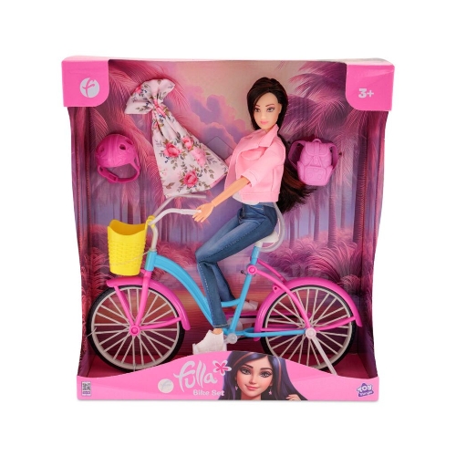 Picture of (Kids Toys)  Fulla Doll with Bike Set  FUL-698094