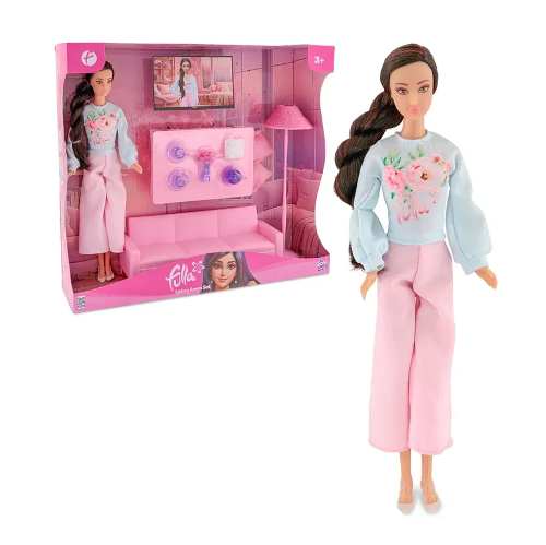 Picture of (Kids Toys)  Fulla Doll with Living Room Set  FUL-698112