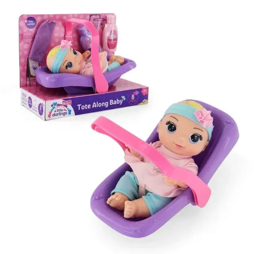 Picture of (Kids Toys)  BM5826  Baby Maziuna Tote Along Baby 8inch