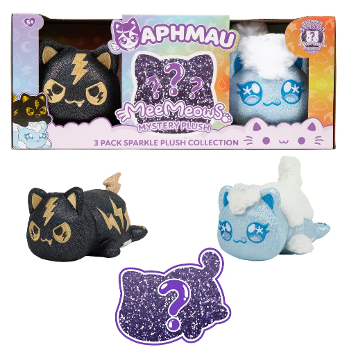 Picture of (Kids Toys)  BON-60203ELE  Aphmau MeeMeow Plush 3pk Elemental 6inch