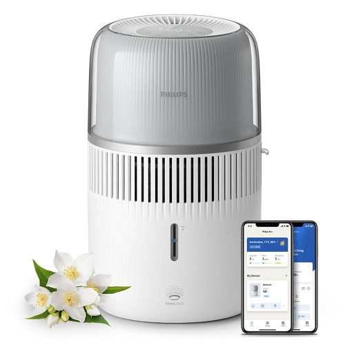 Picture of Philips 5000 Series Air Humidifier, 4.5L, HU5710/00 – White/Silver