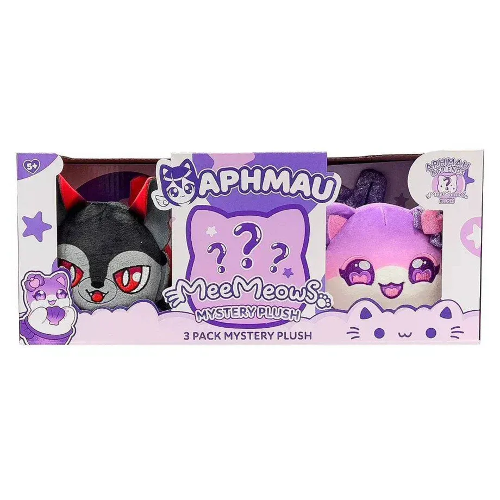 Picture of (Kids Toys)  BON-60202  Aphmau MeeMeows Mystery Plush Aphmau & Friends (3pk)