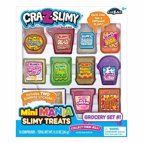 Picture of (Kids Toys)  CA-60201  CraZSlimy Mini Mania Slimy Treats Grocery Set