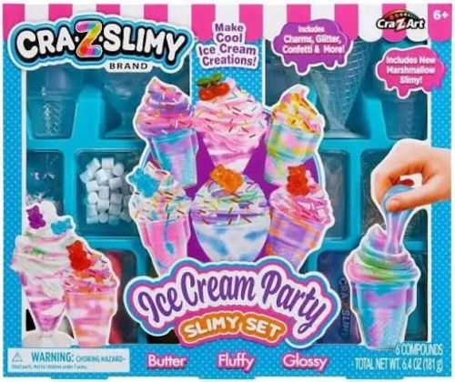 Picture of (Kids Toys)  CA-60508  CraZSlimyÂ Ice Cream Party Slime Set