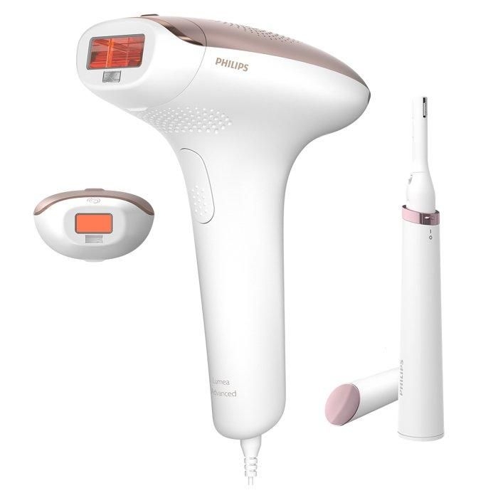 Picture of Philips Lumea Series 7000 Hair-Free Smooth Skin with Satin Compact Pen Trimmer, Corded, 2 Attachement, BRI921/60 - White