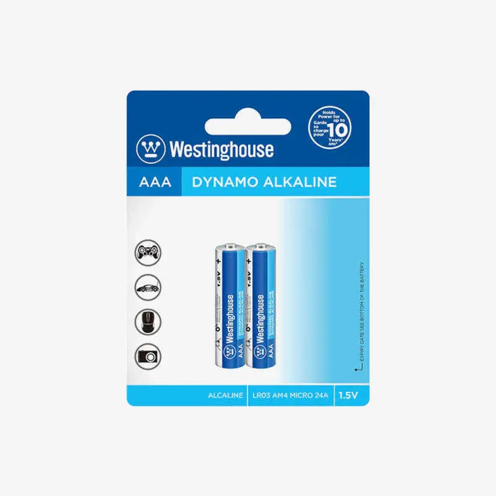 Picture of Westinghouse AAA Dynamo Alkaline 1.5V Battery 2PCS