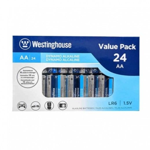 Picture of Westinghouse AA Dynamo Alkaline 24 Pack Box