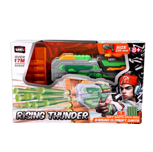Picture of (Kids Toys)  HS-FJ9007  Hip Shot Rising Thunder (w/ x6 Darts)  