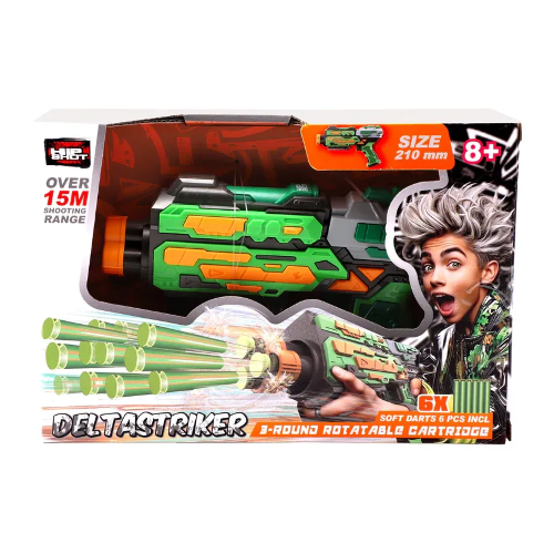 Picture of (Kids Toys)  HS-FJ9006  Hip Shot Deltastriker (w/ 6 Darts)  
