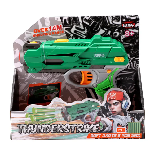 Picture of (Kids Toys)  HS-FJ8052  Hip Shot Thunderstrike (w/ x6 Darts)  