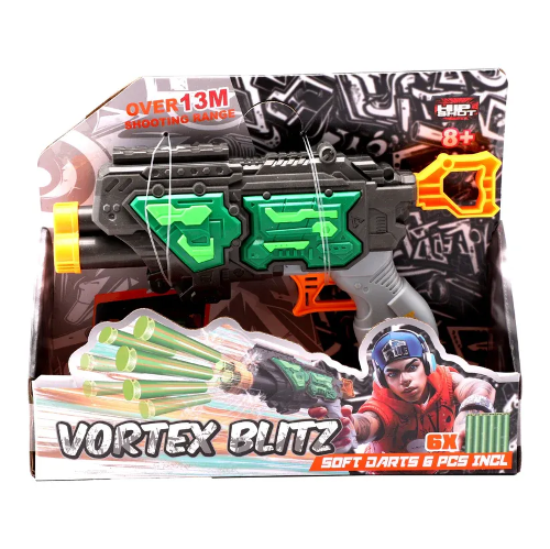 Picture of (Kids Toys)  HS-FJ8051  Hip Shot Vortex Blitz (w/ x6 Darts)  