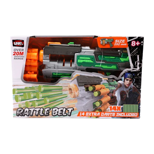 Picture of (Kids Toys)  HS-FJ8056  Hip Shot Rattle Belt (w/ x14 Darts) 