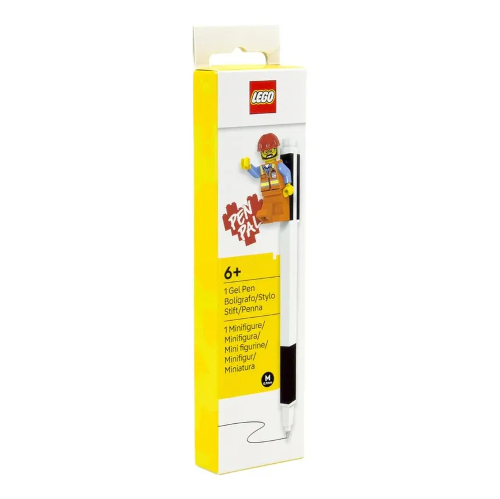 Picture of (Kids Toys)  IQ-53703  Lego IQ Pen Pel Gel Pen w/ Minifigure Black