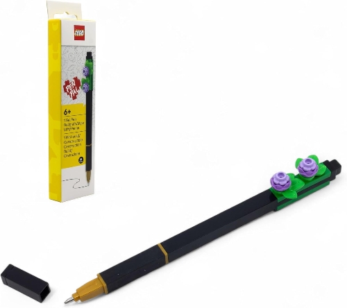 Picture of (Kids Toys)  IQ-53701  Lego IQ Gel Pen w/ Pen Topper Botanicals (Lavender)