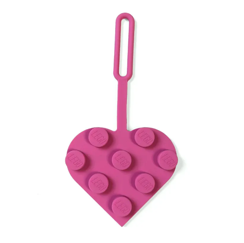 Picture of (Kids Toys)  IQ-53692  Lego IQ Bag Tag 2x2 Heart Pink
