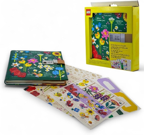 Picture of (Kids Toys)  IQ-53598  Lego IQ Combination Lock Journal Box Set Botanicals