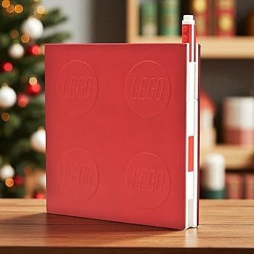 Picture of (Kids Toys)  IQ-53564  Lego IQ Locking Notebook w/ Gel Pen Red