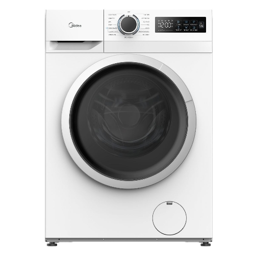 عرض تفاصيل غسالة ميديا ​​ذات التحميل الأمامي 7 كجم، لون أبيض - MF110W70B/W-GCC