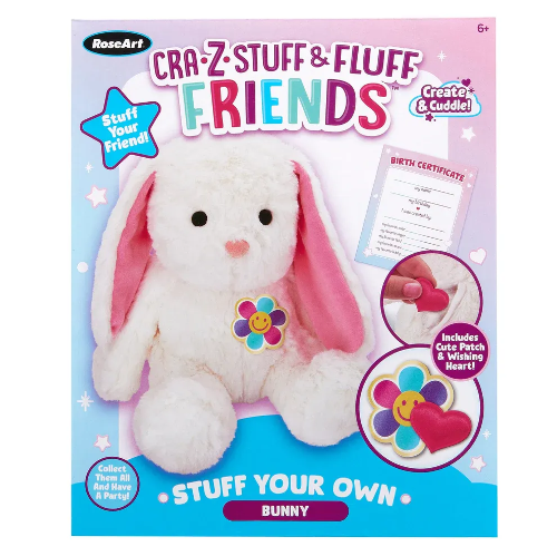 Picture of (Kids Toys)  CA-88914  Rose Art CraZStuff & Fluff Friends Bunny