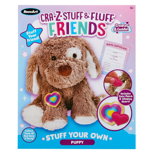 Picture of (Kids Toys)  CA-88913  Rose Art CraZStuff & Fluff Friends Puppy