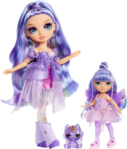 Picture of (Kids Toys)  MGA-123491  Rainbow High Littles Rainbow Fantasy Fairies Doll (Amethyst)