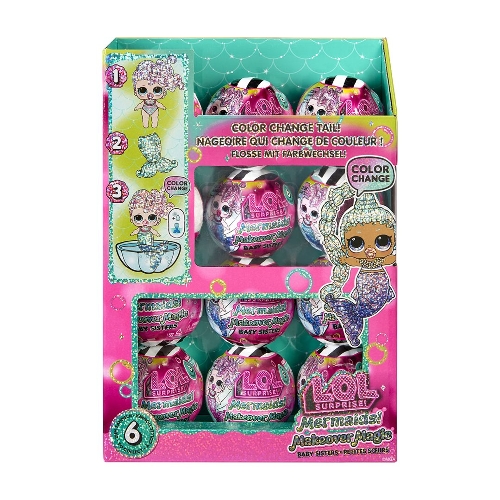 Picture of (Kids Toys)  MGA-598787  LOL Surprise Mermaids! Makeover Magic Baby Sisters asstd (PDQ)