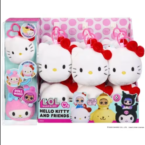 Picture of (Kids Toys)  MGA-249962  LOL Surprise Loves Hello Kitty Reversible Plush Surprise asstd (PDQ)