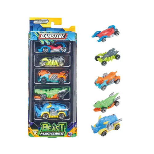 Picture of (Kids Toys)  HTI-1417434  Teamsterz Beast Machine Die-Cast 5pk