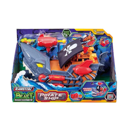 Picture of (Kids Toys)  HTI-1405009  Teamsterz Beast Machines Pirate Ship (w/ 1 Car)