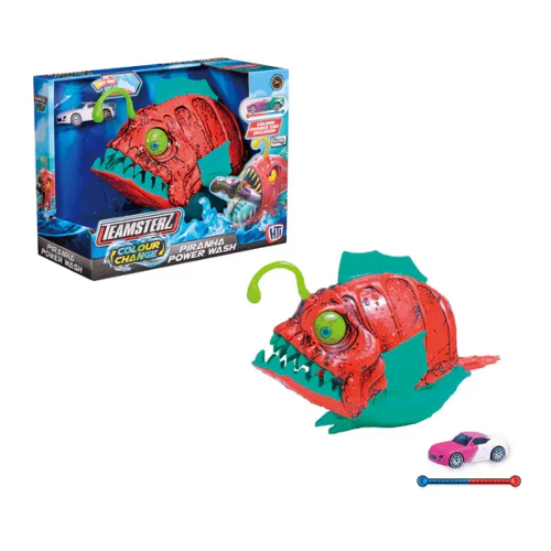 Picture of (Kids Toys)  HTI-1417548  Teamsterz Colour Change Piranha Power Wash (w/ 1 Car)