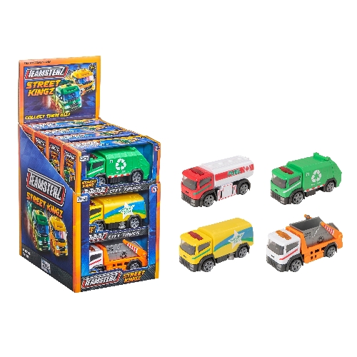 Picture of (Kids Toys)  HTI-1416449  Teamsterz Street Kingz Die-Cast City Trucks Single (PDQ)