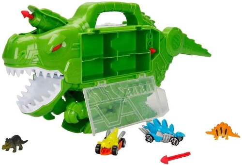 Picture of (Kids Toys)  HTI-1410004  Teamsterz Beast Machines Dino Destroyer (w/ 4 Cars)