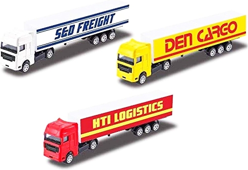 Picture of (Kids Toys)  HTI-1377001  Teamsterz Street Machines Die-Cast Container Truck (PDQ)