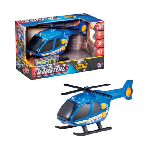Picture of (Kids Toys)  HTI-1417145  Teamsterz Mighty Machines Police Helicopter (Small) (L&S)