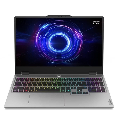 Picture of Lenovo LOQ Gaming Laptop, 15”, Intel Core i7, 16GB RAM, 512GB SSD, CNVIDIA GeForce RTX 5050, Windows 11 Home, 83JE01AKAX - Luna Grey