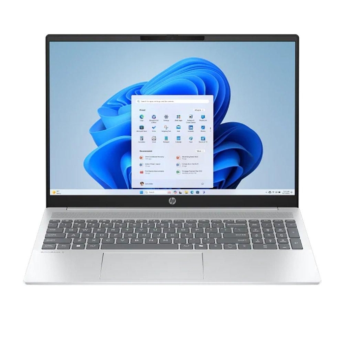 Picture of HP Laptop, AMD Ryzen 7, 16 GB RAM, 512 SSD, Integrated AMD Radeon Graphics, 15.6 Inch, Windows 11 Home, 15-FC0065NE - Silver