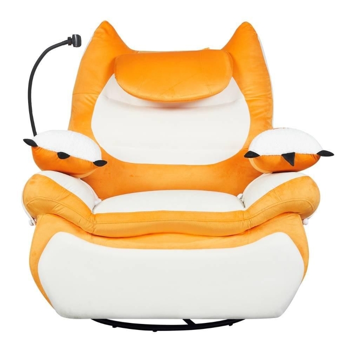 Picture of EQ Anti Stain & Rip Gaming Sofa, LC-24026-2 - Orange & White