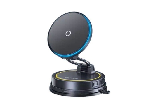 Picture of Baseus PrimeTrip VC2 Flex Pro Magnetic Wireless Car Charger Mount Suction Cup Version - Cosmic Black  C0013F01