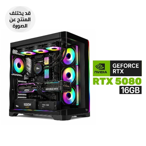Picture of Gaming PC - Intel Core i9-14900K Processor, MSI Intel PRO Z790-P WIFI Motherboard, 32GB RAM DDR5, 2TB SSD NVMe, RTX 5080 16GB VGA, 1000 WATT GOLD PSU, L360 Liquid Cooler, Twisted Minds Flux Series ATX Mid Tower Case 7x Fans, Windows 11 Pro (License)