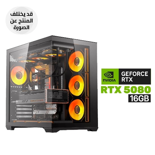Picture of Gaming PC - AMD RYZEN 7-9800X3D Processor, X870 WI Motherboard, 32GB RAM DDR5, 1TB SSD Gen5 + 1TB SSD Gen4, RTX 5080 16GB VGA, 1000 WATT GOLD PSU, L360 Liquid Cooler, Darkflash C280 E-ATX Full-Tower Case 7x Fans, Windows 11 Pro (License)