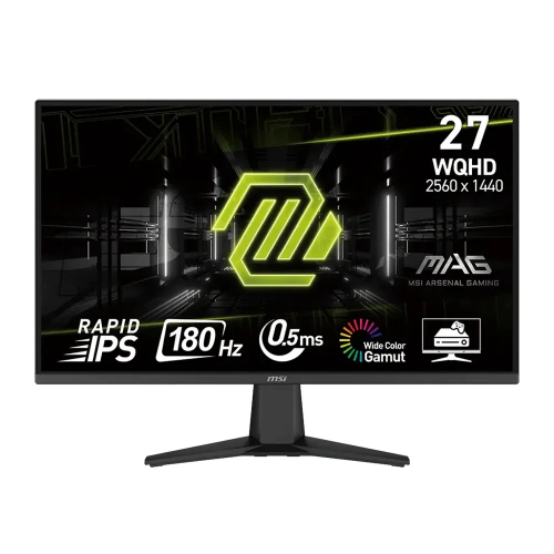 Picture of MSI MAG 275QF 27" 2K WQHD Rapid IPS 180Hz 0.5Ms Wide Colour Gamut, HDR Ready, Console Mode, Gaming Moniter
