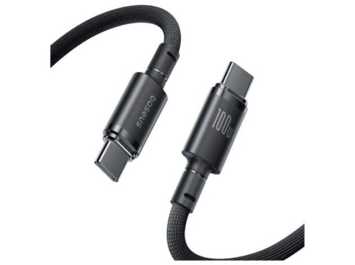 Picture of Baseus New Braided Fast Charging Cable USB-C to USB-C 100W 1m - Black  E0426W00