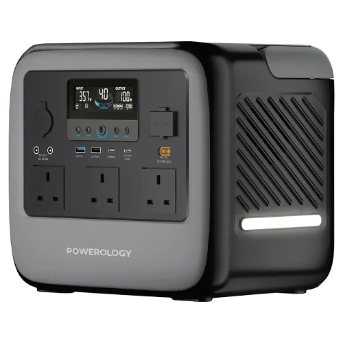 Picture of Powerology Pater III Portable Power Station 1200W - Gray  (Solar panels not included)