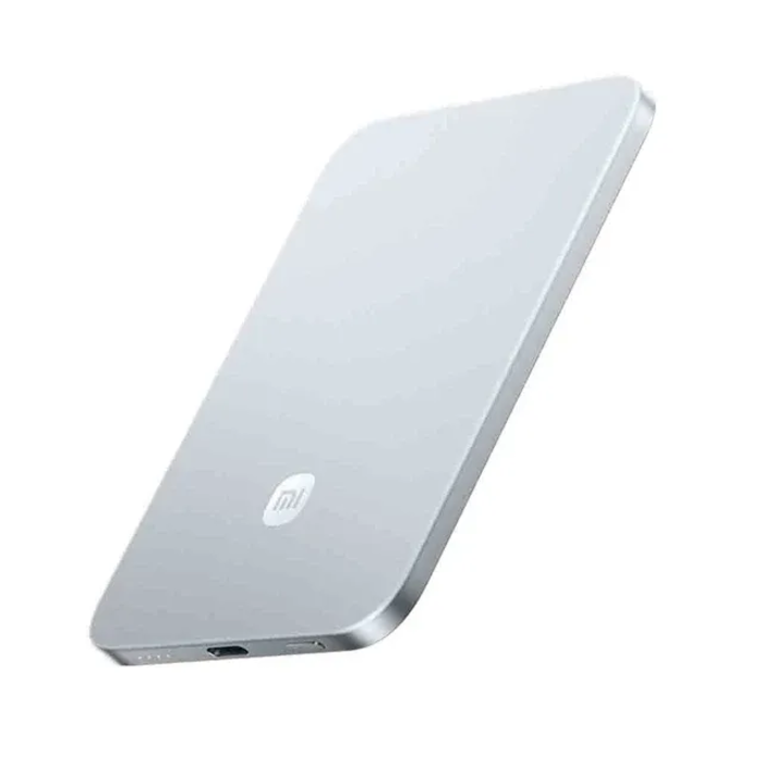 Picture of Xiaomi UltraThin Magnetic Power Bank 5000mAh 15W - Glacier Silver