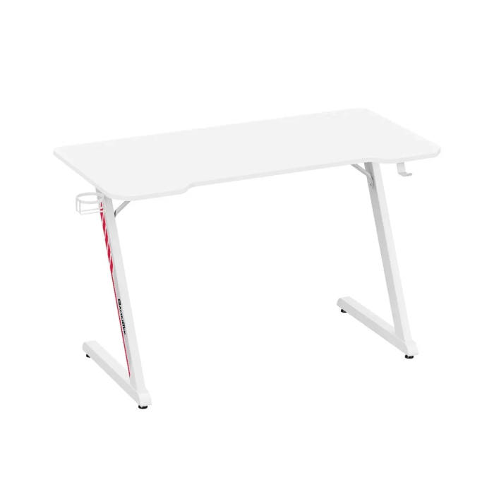 Picture of GamerTek Z Shaped 120x60cm Gaming Desk - White