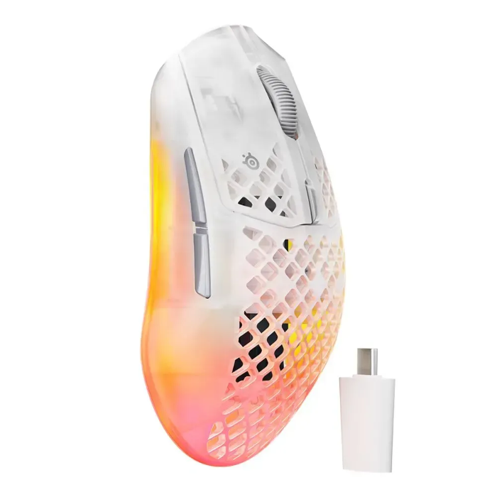 Picture of SteelSeries Aerox 3 Wireless Gen 2 Gaming Mouse - Ghost
