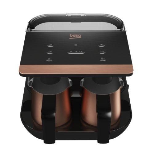 Picture of Beko Telve Duo Turkish Coffee Machine, 1050W, 1.5 L, TKM8961B - Copper/Black