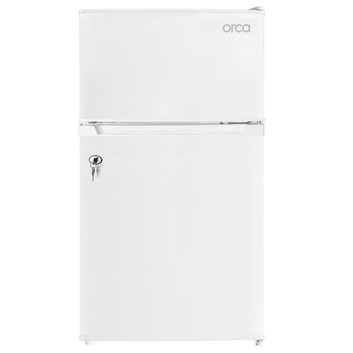 Picture of Orca Double Door Refrigerator 89 Liters 2.8 CFT, White - OR-BCD89WHT